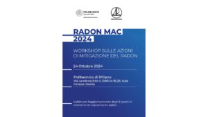 Evento Radon MAC – 24 Ottobre 2024, Politecnico di Milano