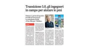 Transizione 5.0, gli ingegneri in campo per aiutare le pmi