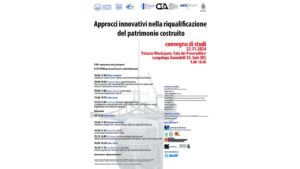 XX ANNIVERSARIO SISMA DI SALO’ – Seminari 22 novembre 2024 – Approcci innovativi nella riqualificazione del patrimonio costruito