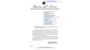 Ministero dell’Interno – Dip. VV.F. – Avviso sospensione piattaforma Prince