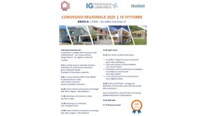Convegno Regionale di IG PH Lombardia – Brescia, 16 ottobre 2025