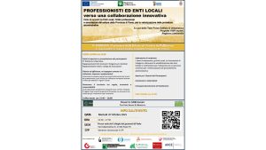 PROFESSIONISTI ED ENTI LOCALI verso una collaborazione innovativa – Pavia e in modalità webinar, 7 ottobre 2025