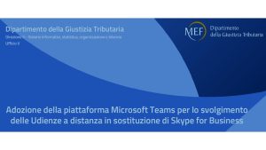MEF – CGTBRESCIA – Prot. 66195/2025 del 22/12/2025 DM 24 novembre 2025 – regole tecnico-operative per lo svolgimento delle udienze a distanza mediante la piattaforma Microsoft Teams – Linee guida e Presentazione per le parti processuali