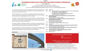 Seminario “VULNERABILITA’ SISMICA DELLE STRUTTURE, VALUTAZIONI TEORICHE E SPERIMENTALI” – Como, 7 maggio 2026