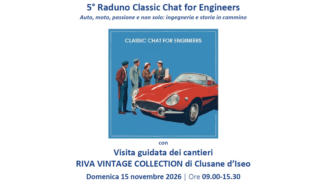 5° Raduno Classic Chat for Engineers –
