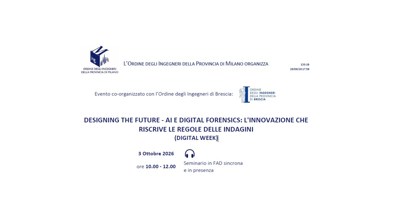 Milano Digital Week – 3 ottobre 2026